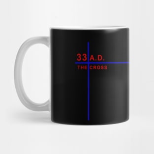 33 A.D. The Blue Cross Mug